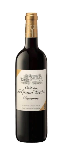 CHATEAU LE GRAND VERDUS  AOC Bordeaux Supérieur RESERVE 2020 0,75l - wino wytrawne czerwone  